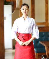 Nuevo uniforme de Chef de estilo japonés coreano Unisex, camisa de cocinero, Kimono de manga media, uniformes de trabajo de camarero de cocina para restaurante de Sushi - details 5