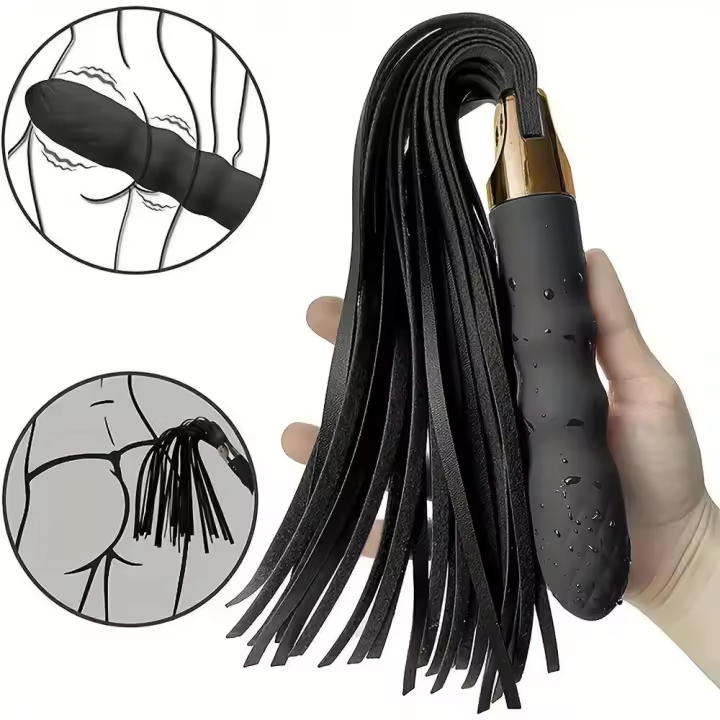 Leten Vibrador G-Spot de Cuero Suave Premium Juguete para Adultos Ergonómico 2EN1 - 1