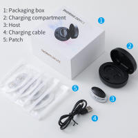 Dispositivo inteligente antirronquidos, estimulador muscular de doble pulso, tratamiento de relajación, Corrector de respiración - details 8