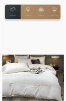 Funda de Edredón Bordada Simple de Alta Calidad para Reina y Rey Lavada Cubierta de Cojín Suave 220x240 150x200 Sin Funda de Almohada - details 2