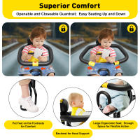 Asiento de bebé portátil montado en la parte delantera, portabotellas de bicicleta para niños, asiento de seguridad para niños pequeños, silla de montaje frontal - details 5