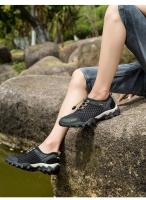 Zapatos deportivos de malla de verano para hombre, zapatos antideslizantes ligeros y transpirables a la moda para montañismo, zapatos informales para correr y viajes al aire libre - details 8