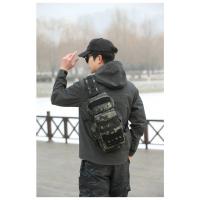Mochila táctica de camuflaje para hombre y mujer, bolsa de cintura de pecho impermeable para deportes de pesca al aire libre, senderismo, Camping, viajes, bolsas cruzadas - details 16