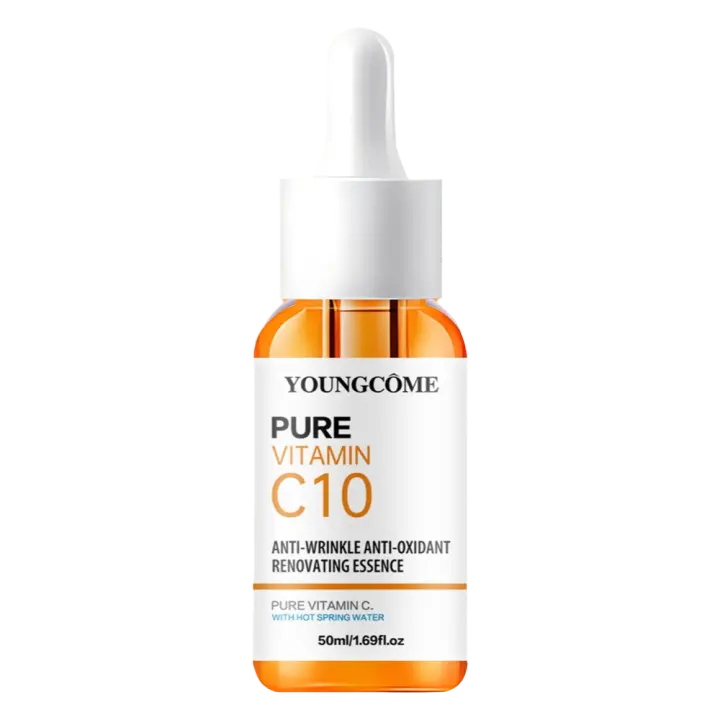 Esencia para el rostro con vitamina C, ácido hialurónico, suero iluminador de piel oscura, líneas finas, reparación hidratante, suero opaco, cuidado de la piel Facial - 1