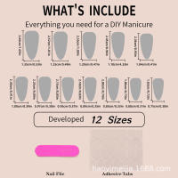Pegatinas de Uñas Rosas con Lazos de Perlas Artículo de Uñas Removible para Belleza - details 3