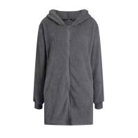 Chaqueta con cremallera y capucha de manga larga para mujer, nueva, holgada, de felpa, de invierno - details 11