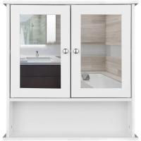 Cocina Mueble Suspendido Espejo Mueble Pared baño Espejo Estante Mueble Joyero Mara 56 x 58 x 13 cm Gris - details 15