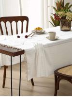 Mantel de mesa de comedor rectangular de jacquard ENCE grueso de estilo francés, mantel de tela para el hogar - details 4