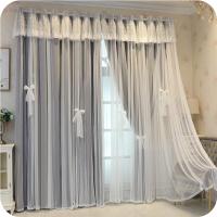 Cortinas Modernas de salón,Doble capa ,Ventana para habitación de Niños, Sala de estar, Comedor, Balcon,1 pieza - details 14