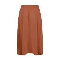 Falda elástica plisada estampada de cintura alta a rodilla para mujer, moda, fiesta, verano, 2024 - details 39