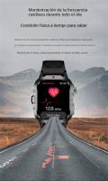 Reloj inteligente militar para hombres: llamada, monitor de frecuencia cardíaca, linterna, resistente y adecuado para uso en ext - details 2