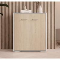 Mueble aparador Lander para salón moderno, blanco mate, 60x71x30 cm - details 8