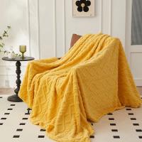Tuff-manta de franela a rayas de terciopelo para adultos, funda de cama suave, colcha mullida de punto cálido, sofá y dormitorio, Invierno - details 8