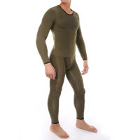 Calzoncillos largos masculinos Ropa interior térmica para hombre Ropa de dormir Ice Silk Lounge Tight Camiseta interior de manga larga Conjunto de pantalones - details 10