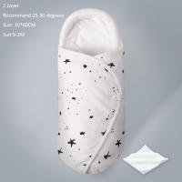 Saco de dormir para bebé de 0 a 6 meses, sobres para recién nacidos, envolturas para bebé, 2,5 TOG, diseño de capullo de algodón suave, Protector de cabeza y cuello - details 19
