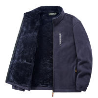 Chaqueta de Vellón Grueso de Moda para Hombres Cuello Alto, Abrigo Suave y Cálido para Invierno - details 3