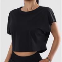 Camiseta de Yoga de Verano Top Casual con Secado Rápido Ropa Suelta y Transpirable de Manga Corta para Mujer Ideal para Correr al Aire Libre - details 5