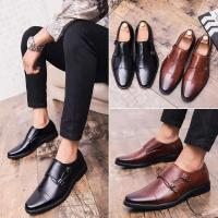 De Couro Bro Mocassin Zapatos de cuero para uso informal formal de oficina de negocios para hombres - details 9