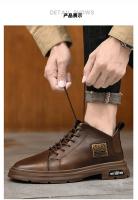 Zapatos con aumento de cuero genuino para hombre, cómodos zapatos con cordones informales con elevador, plantilla deportiva transpirable con aumento de altura de 8 cm - details 14