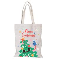 Regalos de Navidad, bolso de mano para hombre, bolsos de moda de dibujos animados para mujer, bolso de hombro para mujer, bolsos de compras ecológicos, compras, tela de playa, lona - details 7