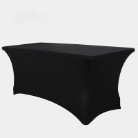 4FT6FT8FT Cola elástica Reunión Banquete de boda Mantel rectangular para mesa Mantel blanco - details 3