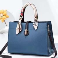 Nuevo bolso grande de Color sólido, accesorios de bufanda de seda de cuero suave, bolso oblicuo informal, bolso de mujer - details 3