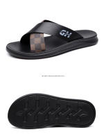 Zapatillas de Moda para Hombres en Verano Suela Suave de Lujo con Luz Diseño de Tiraje Exterior Personalizable Tendencia de Sandalias de Playa - details 20