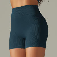 Hamidou-pantalones cortos de Yoga para mujer, Shorts deportivos de cintura alta, sin costuras, con realce de glúteos, para gimnasio, entrenamiento de verano - details 27