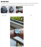 Reloj de Diseñador de Doble Tiempo Leten Reloj de Cronómetro Multifuncional con Banda de Nylon de Moda Reloj de Alarma para Hombres de Marca Grande - details 4
