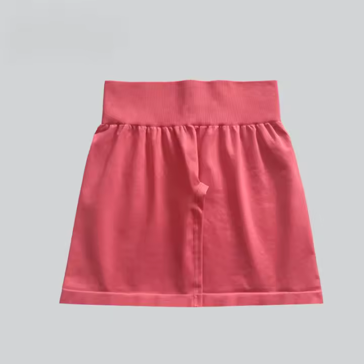 Pantalones Cortos de Spandex sin Costuras Ropa Deportiva de Ajuste Suave para Fitness y Yoga - 1