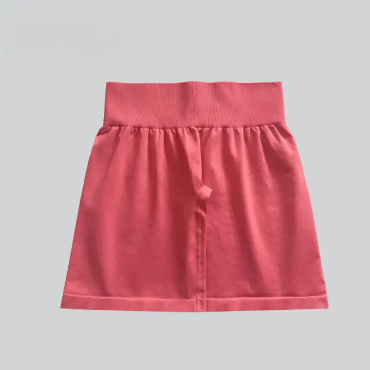 Pantalones Cortos de Spandex sin Costuras Ropa Deportiva de Ajuste Suave para Fitness y Yoga - 1