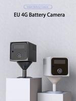 Cámara de vigilancia para el hogar 4G de la UE, detección de movimiento PIR, minicámara de seguridad interior gran angular de larga espera, ver en el móvil - details 0