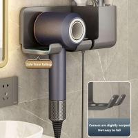 Soporte para el cabello, soporte de pared para baño no perforado, plástico para aire acondicionado, soporte para secador de pelo - details 4