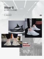 2024 nuevo estilo transpirable versión coreana zapatillas de deporte casuales para hombres, zapatos deportivos de malla de moda masculino - details 6