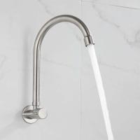 Grifo de Acero Inoxidable 304 Montado en la Pared Rotación Fría en la Cocina Grifo de Baño - details 2