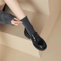 Mocasines de Plataforma de Estilo Británico Zapatos Perezosos para Mujer de Un Pedal - details 15