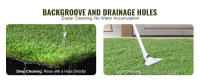 SucceBuy Alfombra de césped artificial - 35 mm de grosor, césped verde para decoración de patio y césped, fácil de limpiar, orificios de drenaje, ideal para el hogar en interiores y exteriores, tapetes para perros - details 4