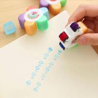 Papelería para estudiantes, Cuenta de mano, juguete divertido, regalo para niños, sello decorativo, herramienta para diario de dibujo, sello artesanal DIY, sellos en rodillo - details 1