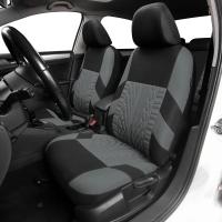 Juego completo de asientos delanteros y traseros para coche, fundas interiores automotrices de tela Universal para SUV, sedán y furgoneta - details 0