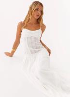 "Vestido Largo de Tirantes con Volantes 2025 - Pliegues Elegantes, Estilo Europeo, Moda Boho Chic, Vestido Femenino para Verano, Playa o Eventos |   Envío Rápido Miravia" - details 6