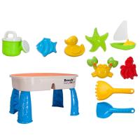 Kids Sand Water Table Activity Sensory Play Table Enhances Creativity Cute Birthday Gift Outdoor Beach Toys Set for Outside