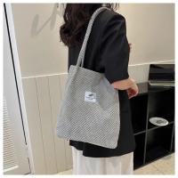 Bolsa de hombro de arte para mujeres _ bolsa de lona necube _ bolsa de pan casual - details 8