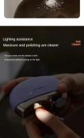 Cortadora de uñas eléctrica, molienda y pulido 2 en 1, trituradora de uñas automática portátil multifuncional, herramienta de manicura eléctrica, cortadora de uñas automática segura - details 6
