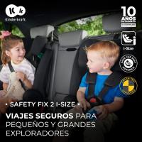 75-150 cm Silla coche grupo 1 2 3 isofix, Asiento amplio y suave para niño, Arnés interior de 5 puntos, Reposacabezas ajustable, Reductor modular, Negro - details 2