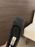 Zapatos individuales esponjosos de moda de gama alta nuevos zapatos planos de hadas con temperamento de brisa nocturna francesa zapatos de algodón de terciopelo de invierno femenino - details 40