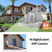 Cámara WIFI Tuya para interiores, monitor de bebé de 5MP, conversación bidireccional, Zoom 4X PTZ 360 °    Las cámaras de vigilancia admiten Alexa Google Smart Life - details 4