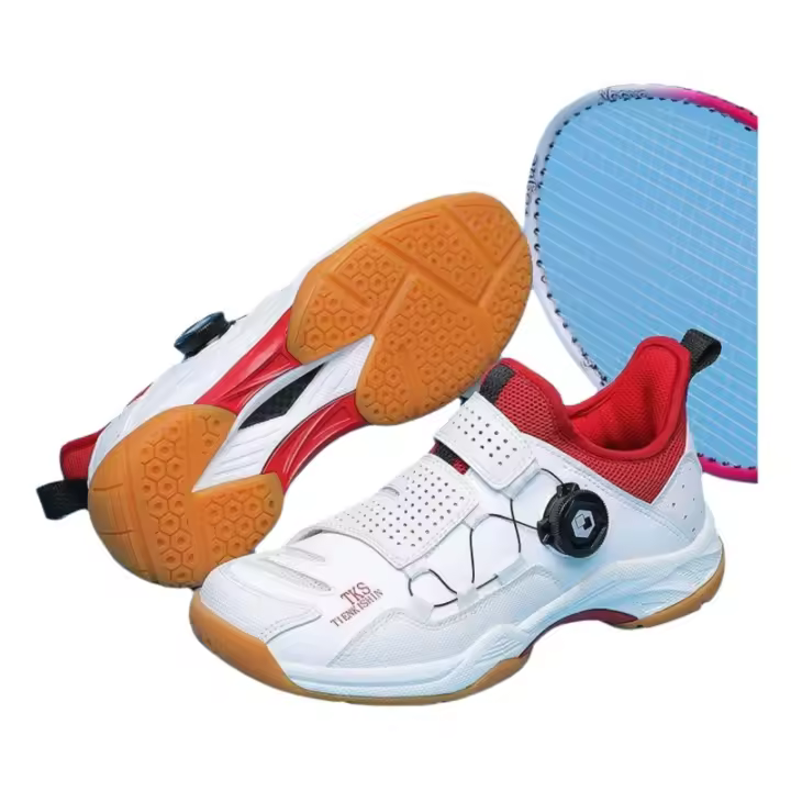 Zapatillas de Bádminton para Hombres y Mujeres Transpirables, Resistentes al Desgaste, Estilo Pareja, Botón Giratorio, Entrenamiento Competitivo para Niños - 1