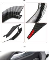 Pegatinas de Adorno para Manija de Interior de Coche de Fibra de Carbono - details 3