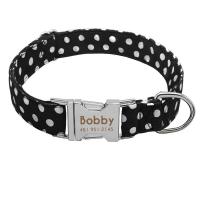 Collar de nailon personalizado perro, accesorio para mascotas pequeñas, medianas grandes, Pitbull, rojo, azul y negro - details 6