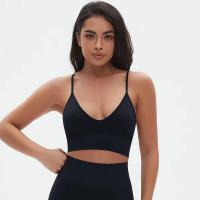 Top sin costuras Nylon de secado rápido Color sólido Adecuado para yoga y estiramientos Deportes profesionales - details 5